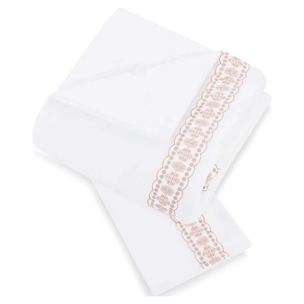 The Pioneer Woman White Comforter with Coral Floral Edge - Picture 8 of 8